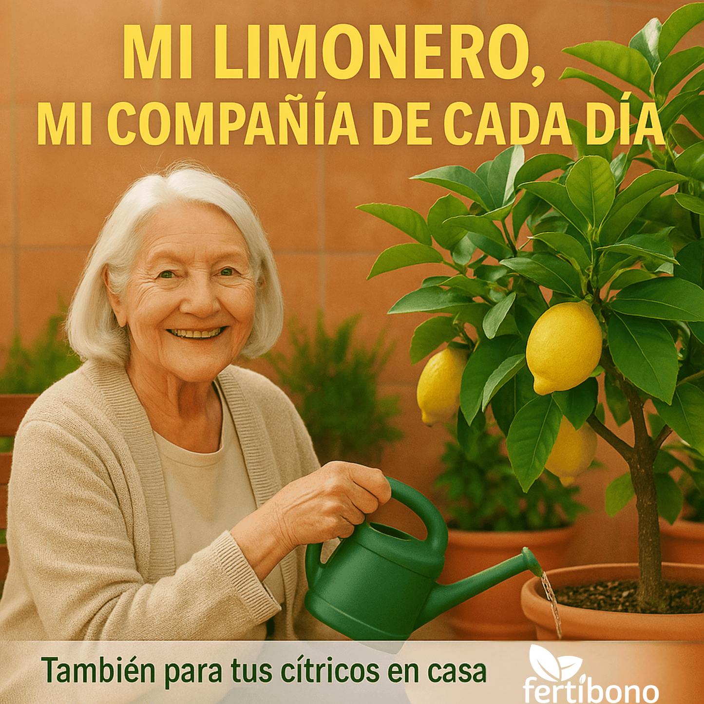 FERTIBONO Abono Cítricos Premium para Limonero y Naranjos, 20-5-11, (7Kg), con Hierro, Calcio, Azufre, Magnesio, y Manganeso - Corrector de Carencias Múltiples