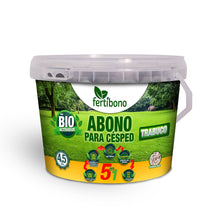 FERTIBONO Abono Césped, Antimusgos, Liberacion Lenta, Primavera, Verano, Acción 5 en 1, (4,5 Kg)