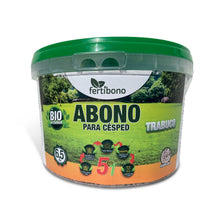 FERTIBONO Abono Césped, Antimusgos, Liberacion Lenta, Primavera, Verano, Acción 5 en 1. (6.5)