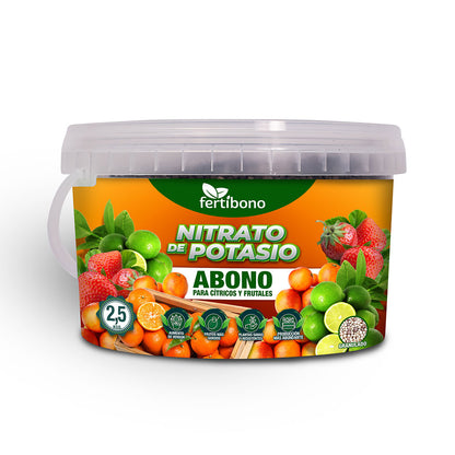 Nitrato de Potasio o Nitrato Potásico (KNO3). A causa de que es el fertilizante más eficiente, consiguiendo un alto valor nutricional, pero con un mínimo impacto ambiental.