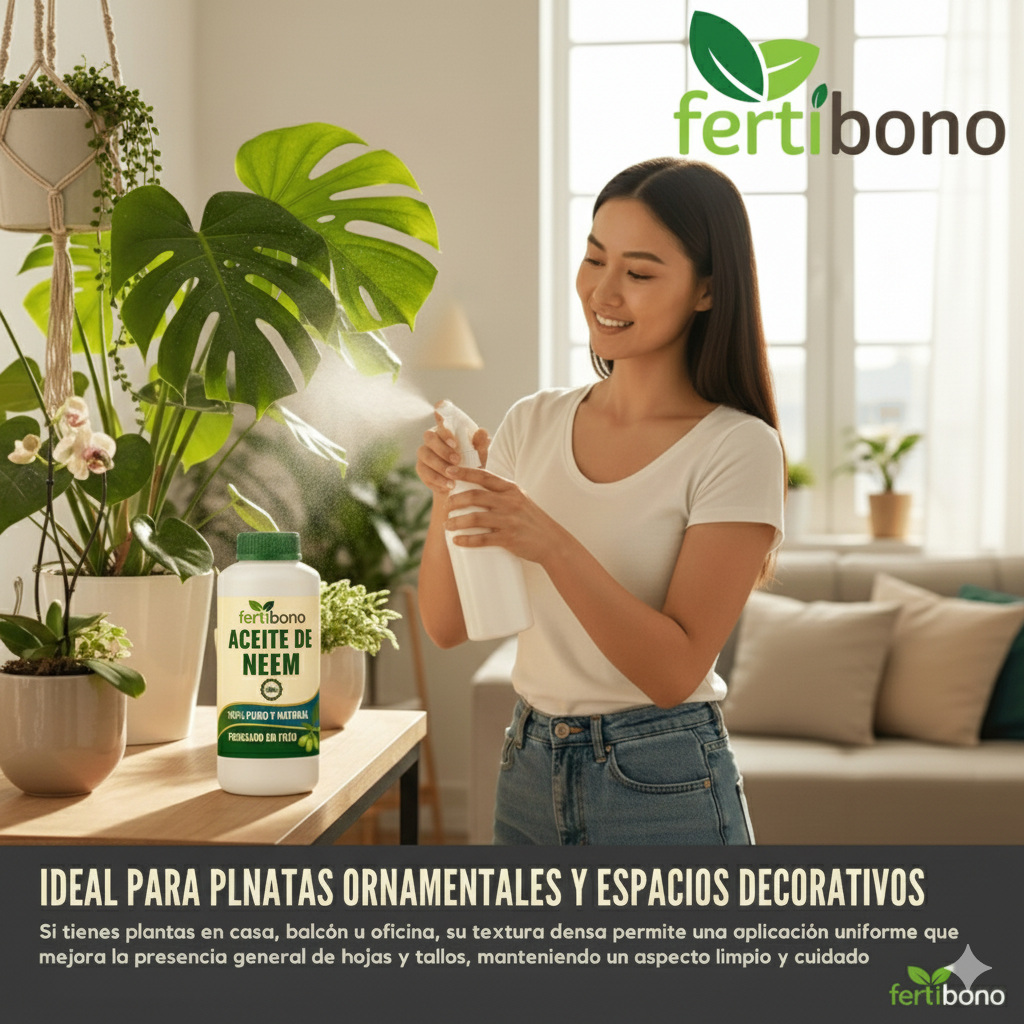 Aceite de Neem 100% Puro 500 ml | Prensado en Frío – Cuidado natural para plantas sanas en hogar, jardín, terraza y oficinas