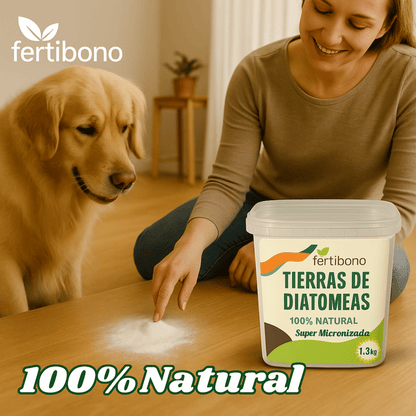 Tierra de Diatomeas PREMIUM – 100 % Natural | Polvo Ultrafino 1,3 kg |Múltiples Apliacaciones | Alta Pureza Super BlancaVegano y Seguro