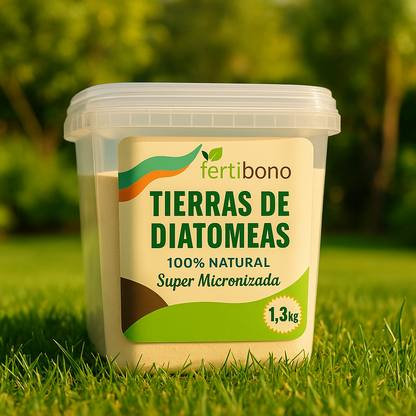 Tierra de Diatomeas PREMIUM – 100 % Natural | Polvo Ultrafino 1,3 kg |Múltiples Apliacaciones | Alta Pureza Super BlancaVegano y Seguro