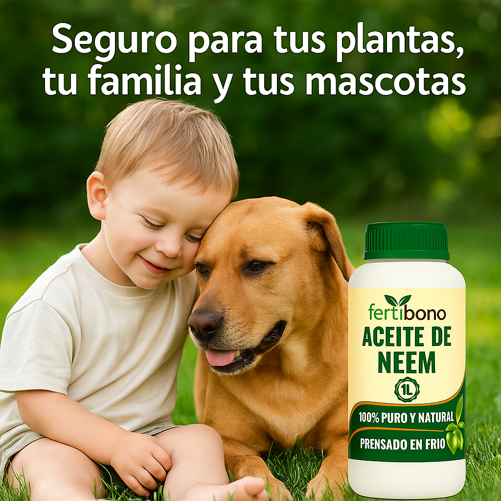 Aceite de Neem 100% Puro 500 ml | Prensado en Frío – Cuidado natural para plantas sanas en hogar, jardín, terraza y oficinas