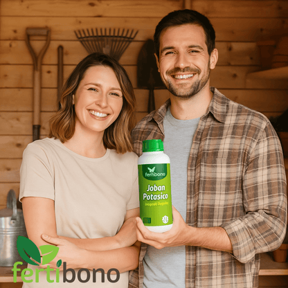 Fertibono Jabón Potásico 1L - Limpieza Natural, Multiusos | Con Aceite de Coco y Glicerina | 100% Biodegradable y Seguro para el Hogar