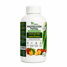 FERTIBONO PROTECCIÓN TOTAL | Solución Multiusos Natural para Plantas |250ml| Jabón Potásico + Aceite de Neem | Ideal para Huertos y Jardines