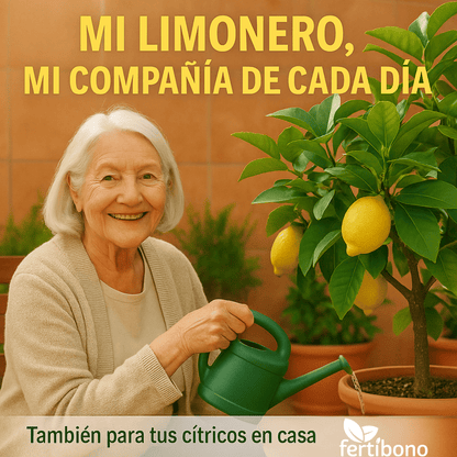 FERTIBONO Abono Cítricos Premium para Limonero y Naranjos, 20-5-11, (2Kg), con Hierro, Calcio, Azufre, Magnesio, y Manganeso - Corrector de Carencias Múltiples