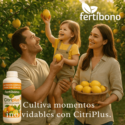 Fertibono CitriPlus: Abono Cítricos, (1L), Rico en Hierro, Zinc, Calcio,Manganeso, Magnesio, AminoAcidos y NPK - Abono Plantas, Ecológico, Residuo Cero