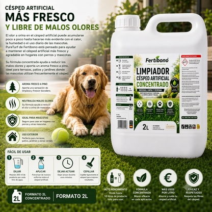 Fertibono PureTurf 2 L Limpiador Césped Artificial