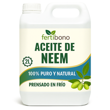 FERTIBONO Aceite de Neem 100% Puro y Natural - Extraído de Semillas - Vitalidad y Bienestar para Plantas - Hidratación y Nutrición Natural - Residuo Cero - 2L