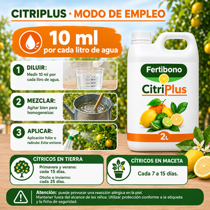 Abono líquido para cítricos CitriPlus 2 L | Fertibono