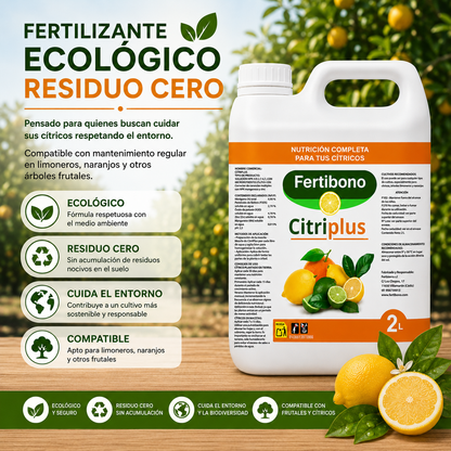 Abono para Cítricos con Hierro y NPK | Fertibono CitriPlus 2L