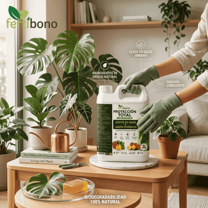 Jabón Potásico con Aceite Neem - Protección Total | Multiusos para Plantas y Huerto | 2 Litros