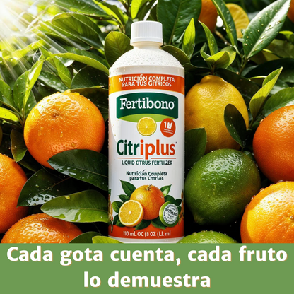 Fertibono CitriPlus: Abono Cítricos, (1L), Rico en Hierro, Zinc, Calcio,Manganeso, Magnesio, AminoAcidos y NPK - Abono Plantas, Ecológico, Residuo Cero