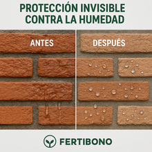 DryFort - Impermeabilizante Transparente Hidrofugante para Fachadas, (5L), Piedra Natural, Gres, Tejas y Terraza - Protege Contra Humedad, Manchas, Heladas y Moho - Interior y Exterior