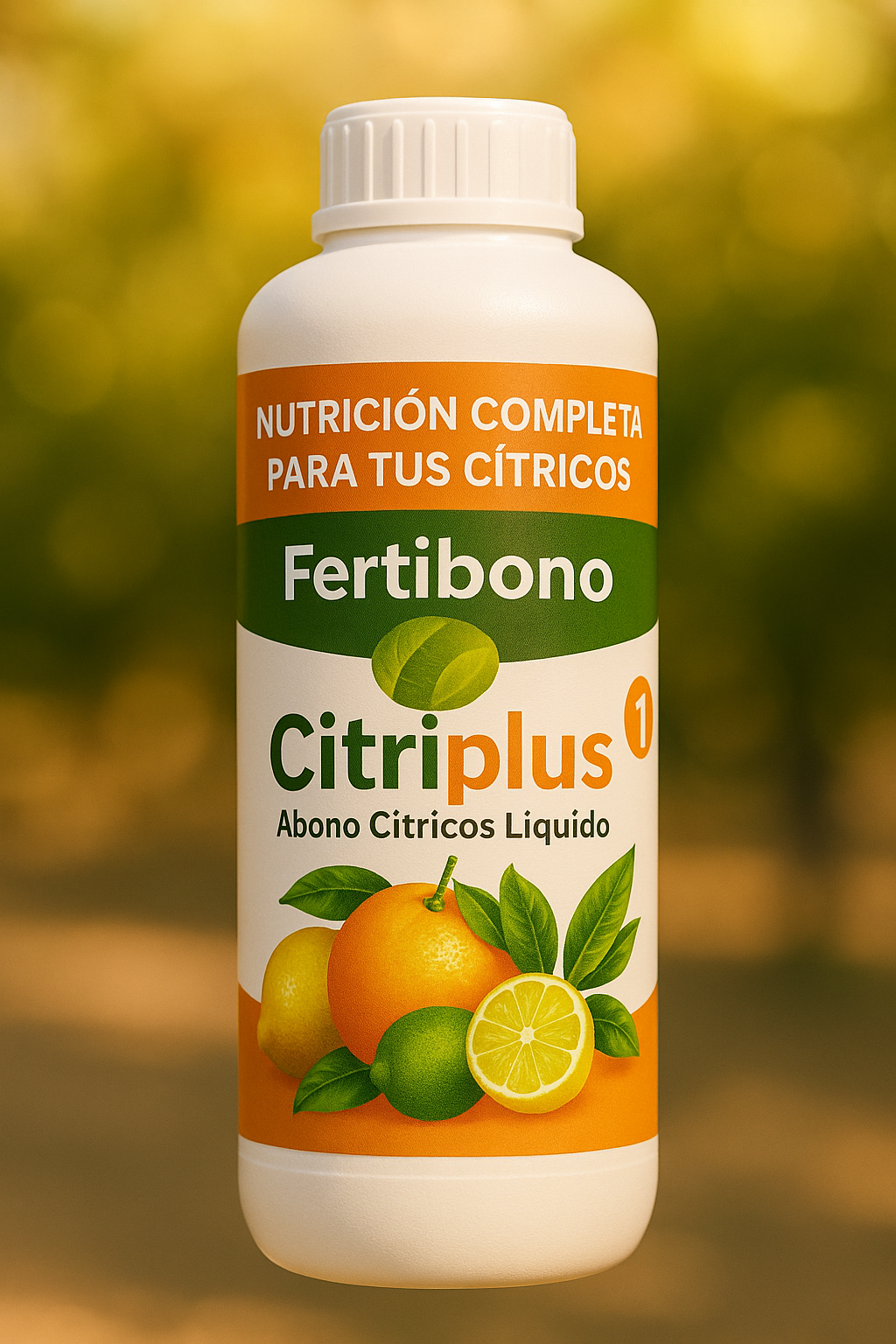 Fertibono CitriPlus: Abono Cítricos, (1L), Rico en Hierro, Zinc, Calcio,Manganeso, Magnesio, AminoAcidos y NPK - Abono Plantas, Ecológico, Residuo Cero