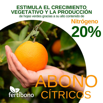 FERTIBONO CitriSalud: Abono Cítricos, Aceite de Neem, Jabón Potásico, Abono Plantas, (2Kg + 750ml), Nutre, Previene