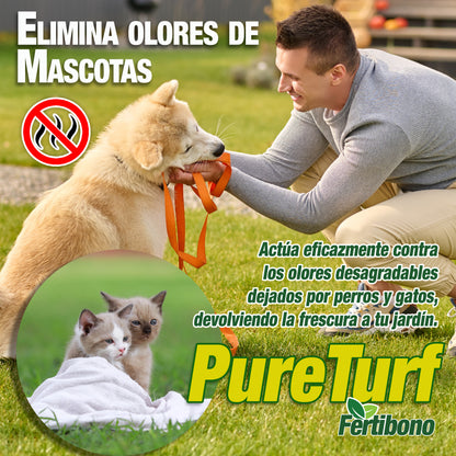 Fertibono Limpiador de Césped Artificial, (5L), Protege a tus Niños: Deshazte de los Olores, Virus y Bacterias de Orina de Mascotas para un Césped Seguro y Limpio