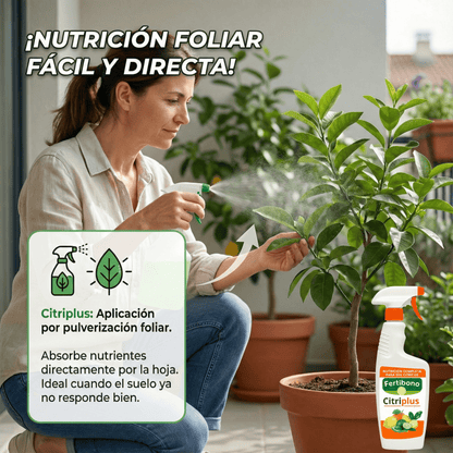 Abono Citricos CitriPlus Fertibono 750 ml listo para usar | Pulverización foliar para limonero y naranjo | Ayuda a mantener hojas verdes, floración y fruto
