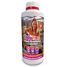 FERTIBONO MásFlor - Fertilizante que Revive tus Plantas Verdes y Flores, Abono Liquido, [100%] Natural y Orgánico, 1L