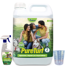 Fertibono Limpiador de Césped Artificial, (2L), Protege a tus Niños: Deshazte de los Olores, Virus y Bacterias de Orina de Mascotas para un Césped Seguro y Limpio