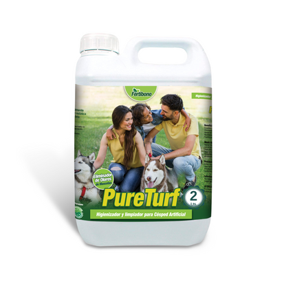 Fertibono Limpiador de Césped Artificial, (2L), Protege a tus Niños: Deshazte de los Olores, Virus y Bacterias de Orina de Mascotas para un Césped Seguro y Limpio