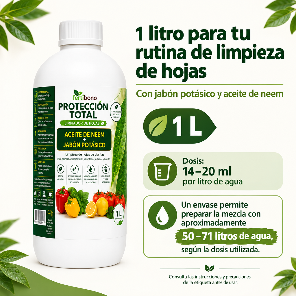 Nueva imagen del formato de 1 L y rendimiento de Fertibono Protección Total