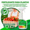 Protección Total: Jabón Potásico, Aceite de Neem, Fungicida y Abono Natural - Protección,(700cc), Prevención y Curación de Enfermedades Fúngicas e Insectos Dañinos en Plantas - Residuo Cero